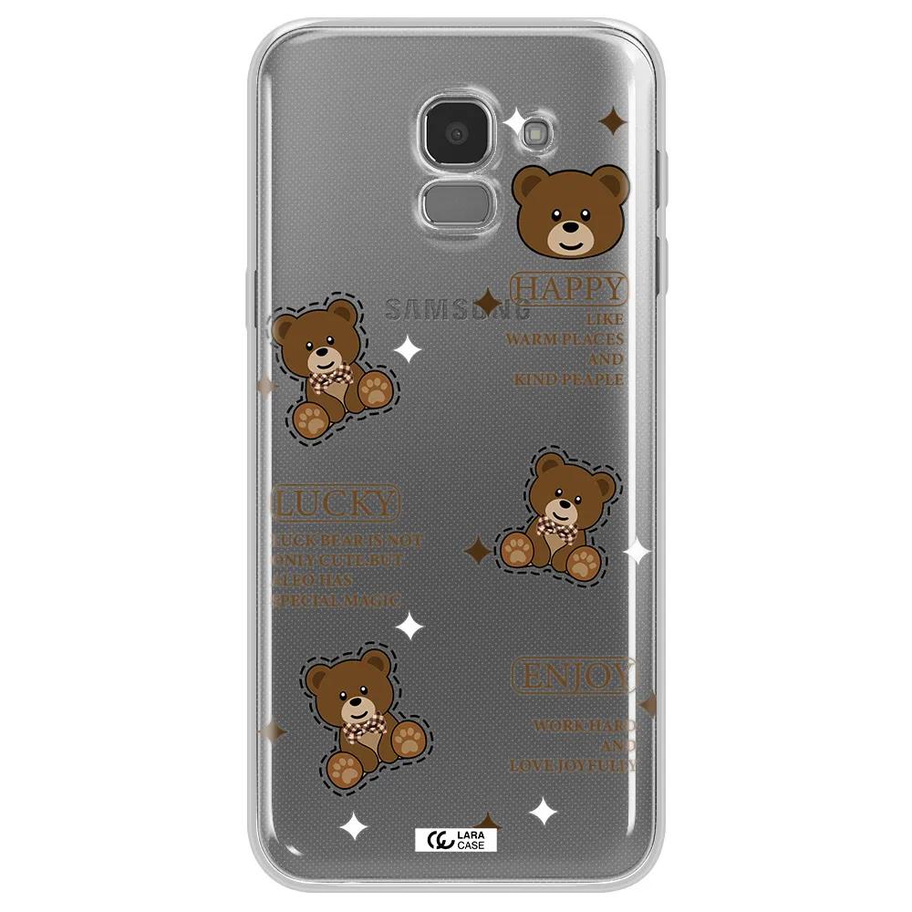 A Collection Of Teddy Bears Samsung J6 Clear Tpu Case