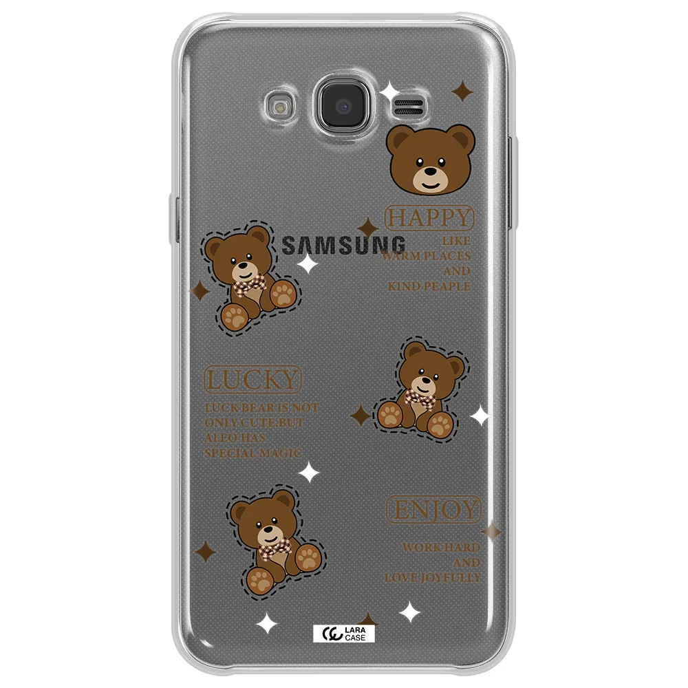 A Collection Of Teddy Bears Samsung J7 Clear Tpu Case