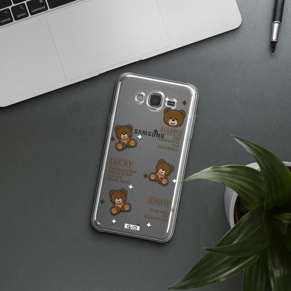 A Collection Of Teddy Bears Samsung J7 Clear Tpu Case