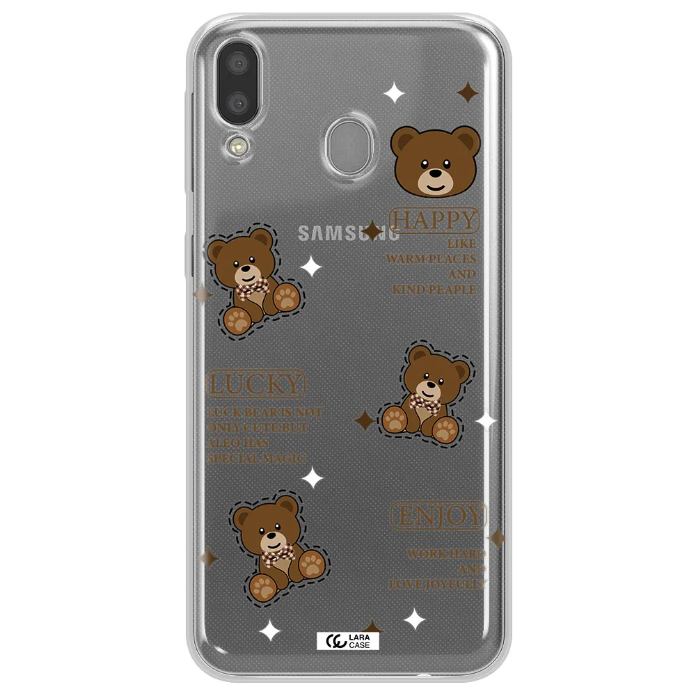 A Collection Of Teddy Bears Samsung M20 Clear Tpu Case