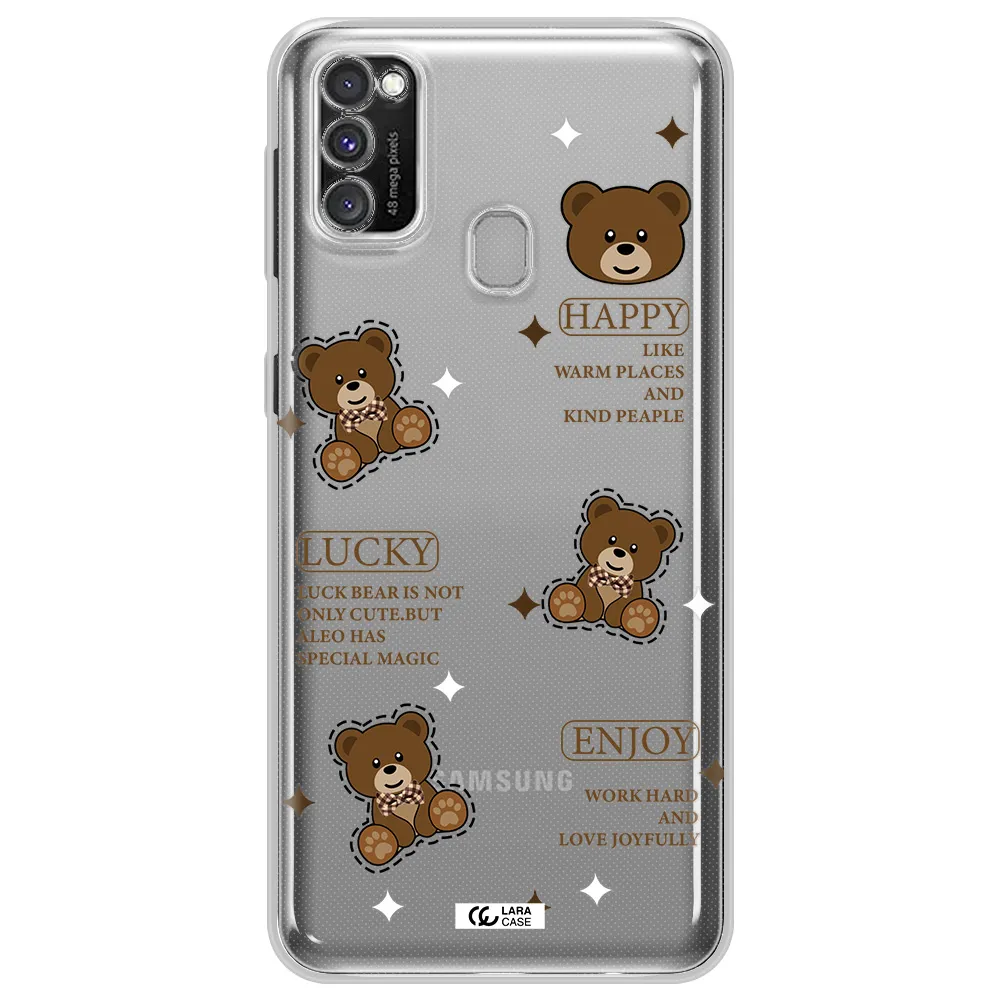 A Collection Of Teddy Bears Samsung M30S Clear Tpu Case
