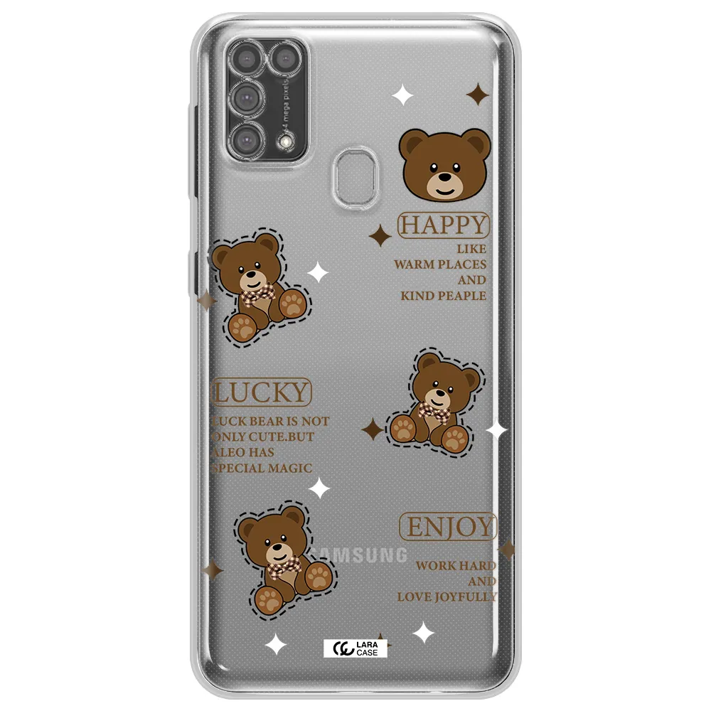 A Collection Of Teddy Bears Samsung M31 Clear Tpu Case