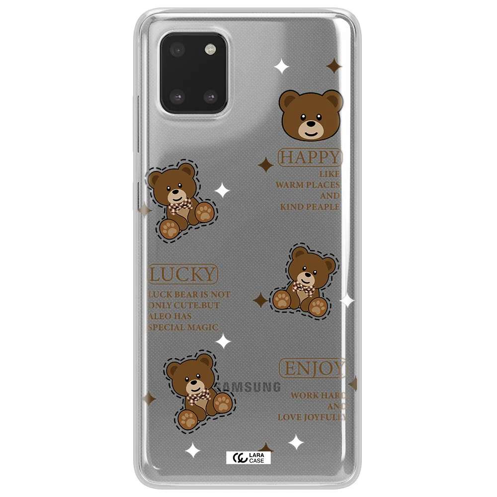 A Collection Of Teddy Bears Samsung Note 10 Lite Clear Tpu Case