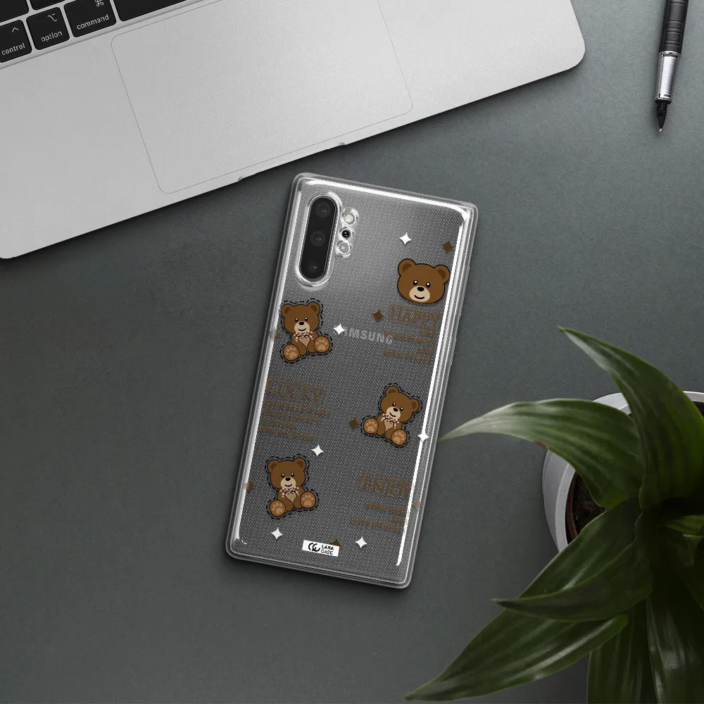 A Collection Of Teddy Bears Samsung Note 10 Plus Clear Tpu Case