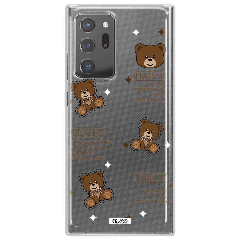 A Collection Of Teddy Bears Samsung Note 20 Ultra Clear Tpu Case