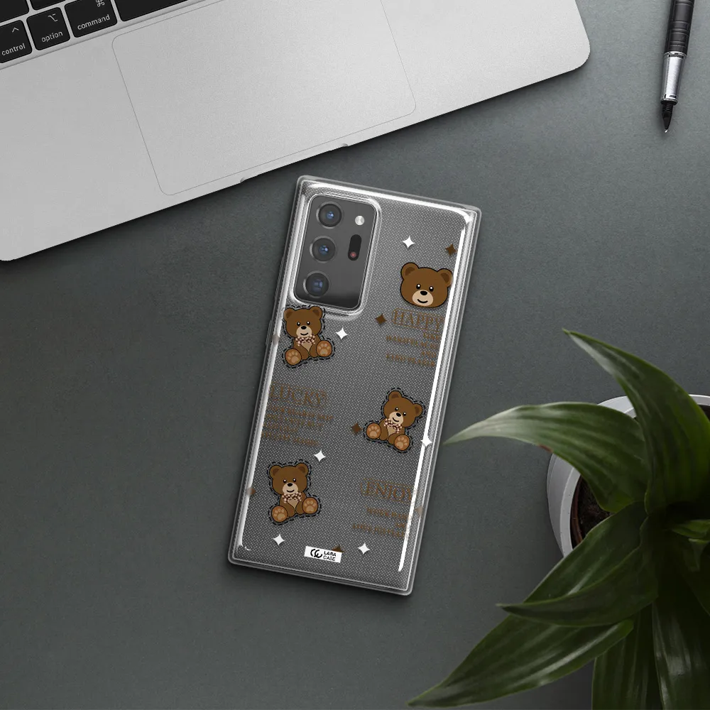 A Collection Of Teddy Bears Samsung Note 20 Ultra Clear Tpu Case