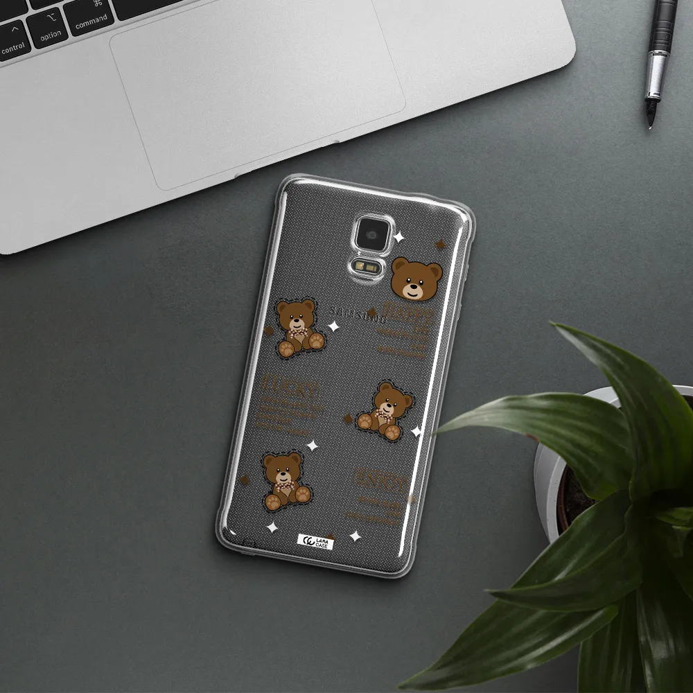 A Collection Of Teddy Bears Samsung Note 4 Clear Tpu Case