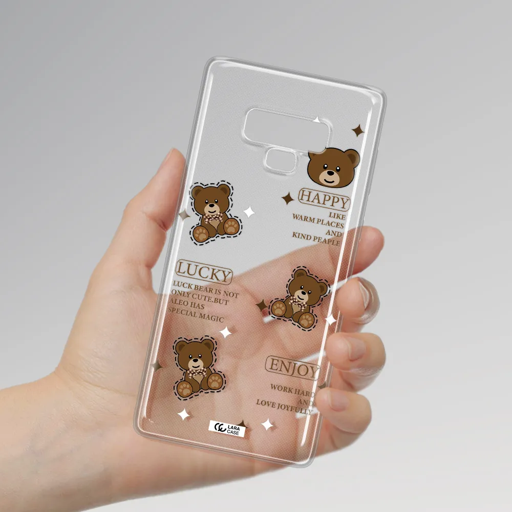 A Collection Of Teddy Bears Samsung Note 9 Clear Tpu Case