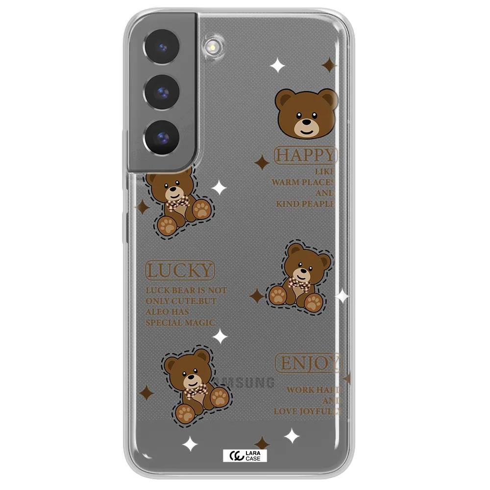 A Collection Of Teddy Bears Samsung S 22 Clear Tpu Case