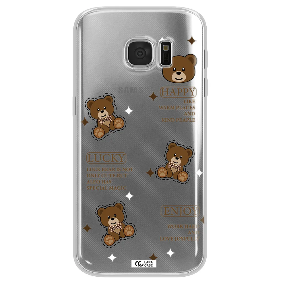 A Collection Of Teddy Bears Samsung S 7 Clear Tpu Case