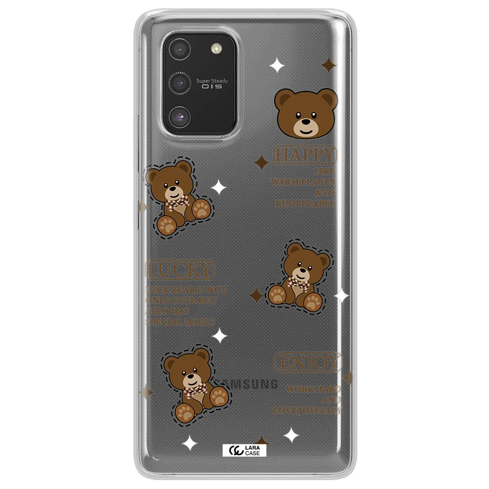 A Collection Of Teddy Bears Samsung S10 Lite Clear Tpu Case