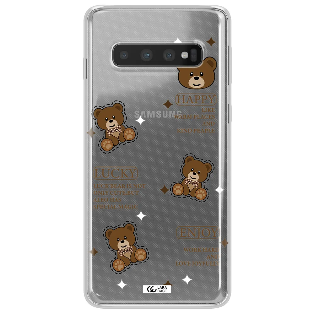 A Collection Of Teddy Bears Samsung S10 Plus Clear Tpu Case