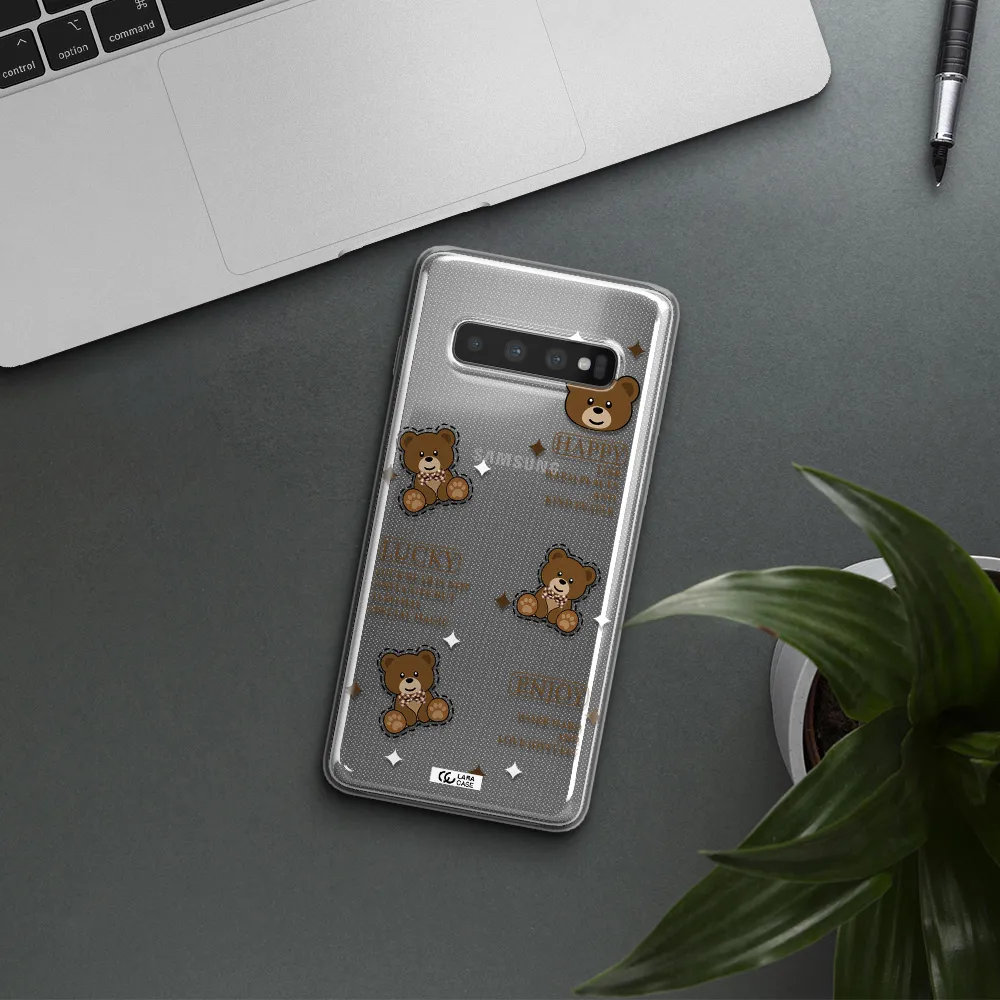 A Collection Of Teddy Bears Samsung S10 Plus Clear Tpu Case