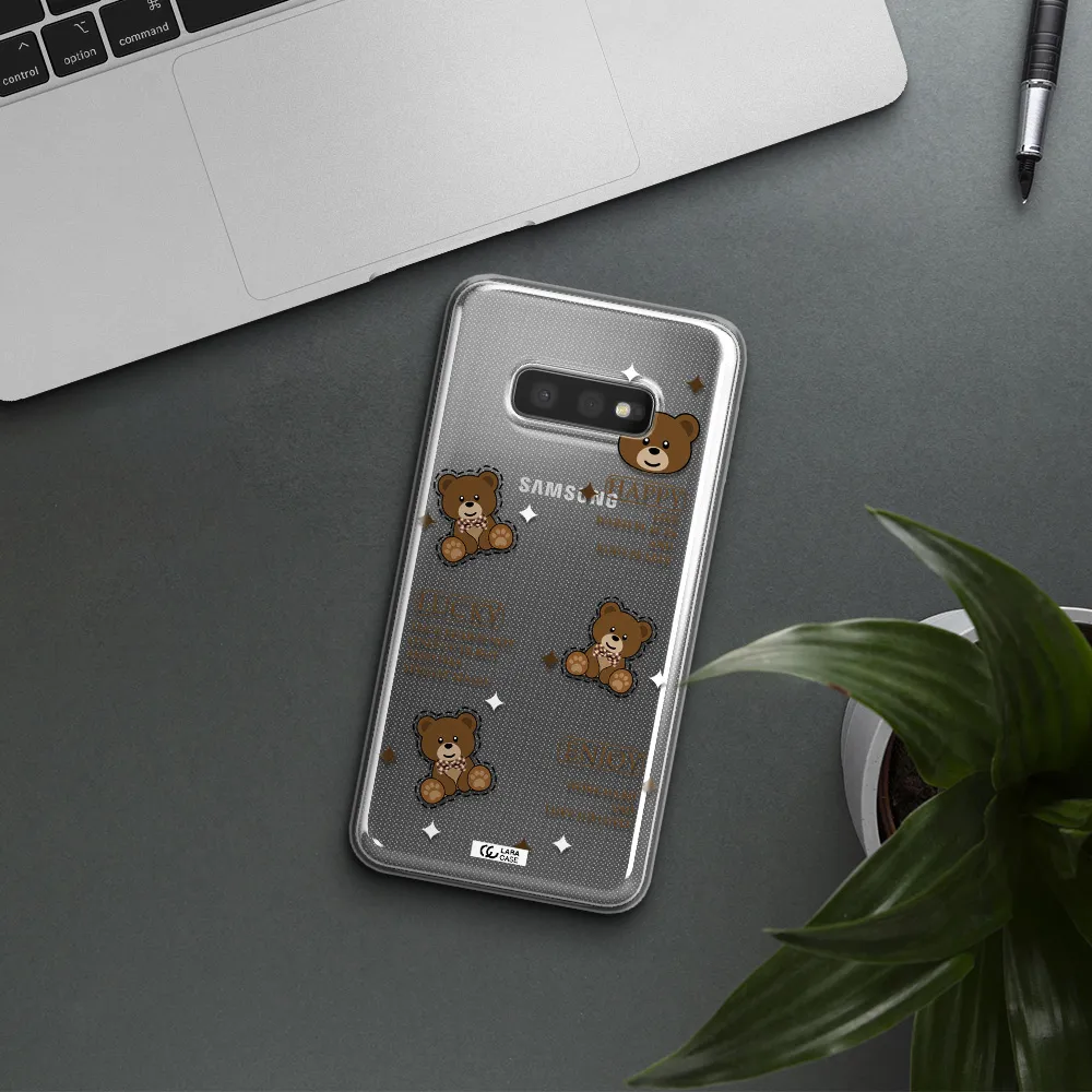 A Collection Of Teddy Bears Samsung S10E Clear Tpu Case