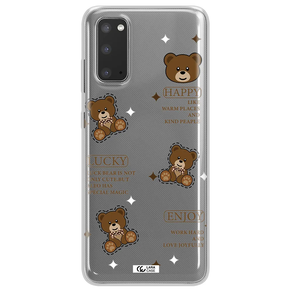 A Collection Of Teddy Bears Samsung S20 Clear Tpu Case