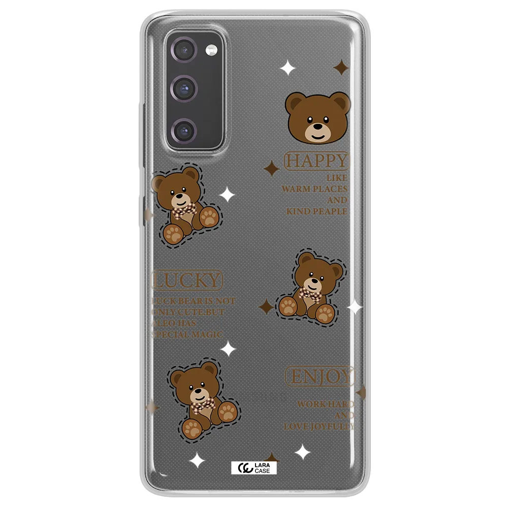A Collection Of Teddy Bears Samsung S20 Fe Clear Tpu Case