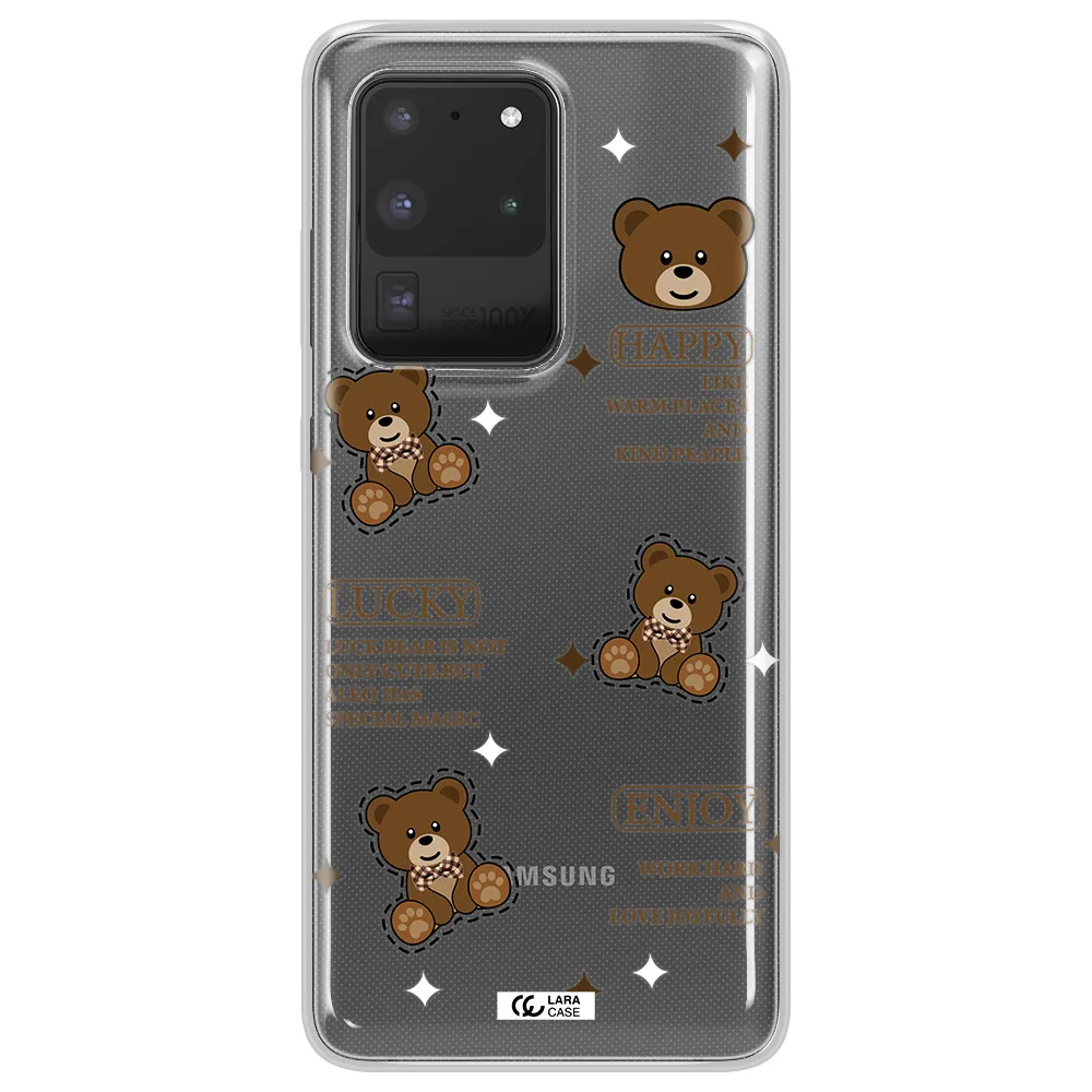 A Collection Of Teddy Bears Samsung S20 Ultra Clear Tpu Case