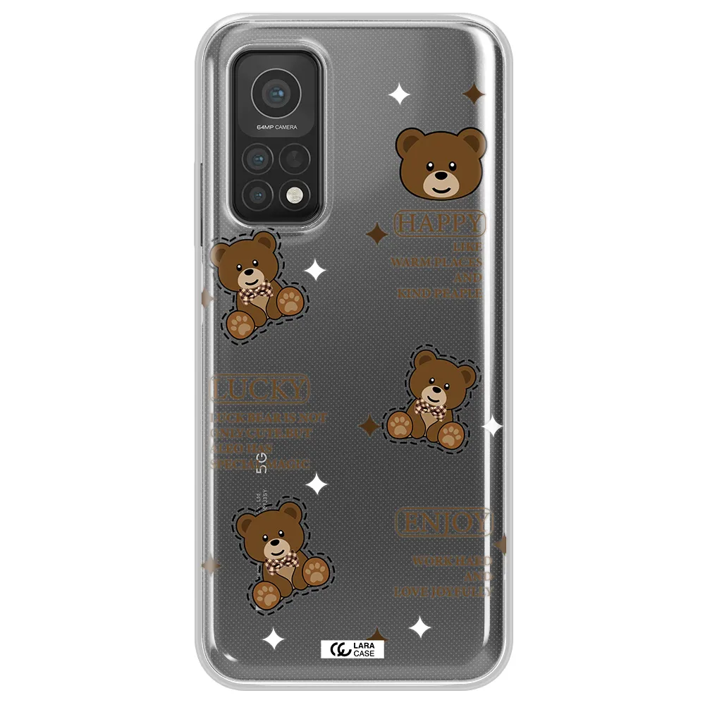 A Collection Of Teddy Bears Xiaomi Mi 10T Clear Tpu Case