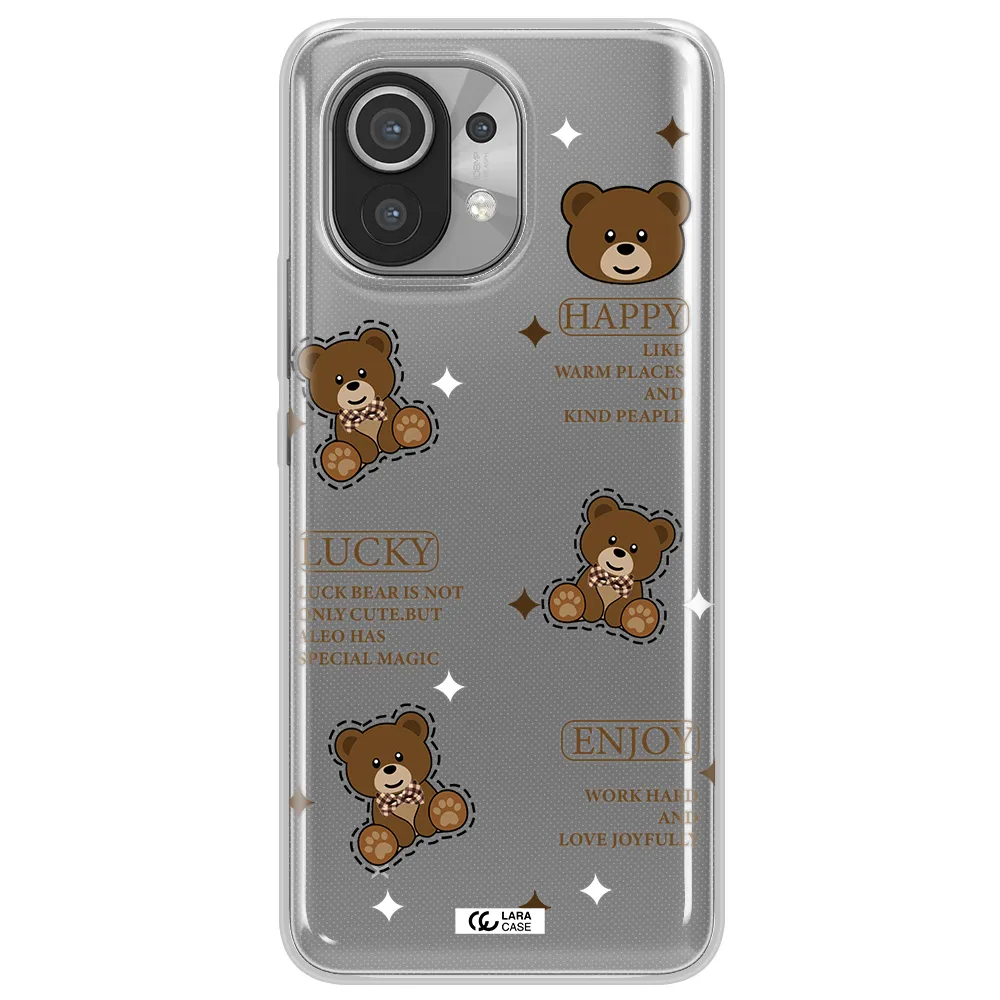 A Collection Of Teddy Bears Xiaomi Mi 11 Clear Tpu Case