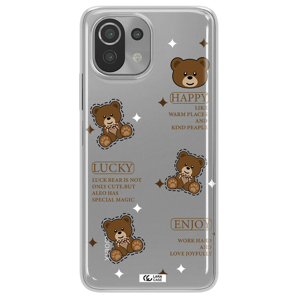A Collection Of Teddy Bears Xiaomi Mi 11 Lite Clear Tpu Case