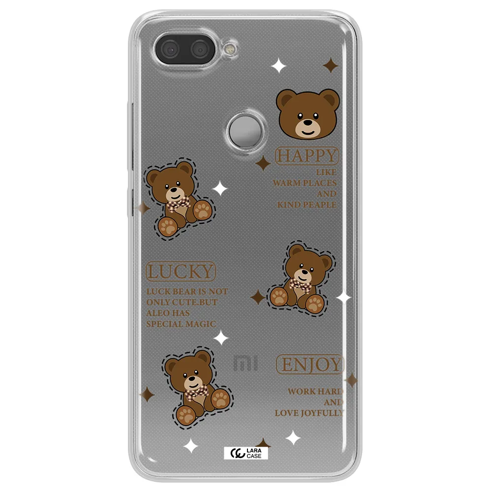 A Collection Of Teddy Bears Xiaomi Mi 8 Lite Clear Tpu Case