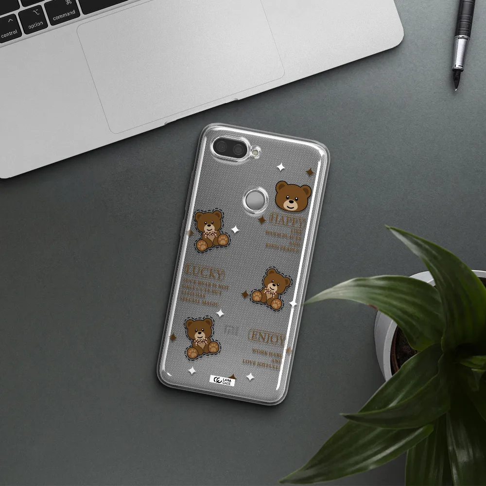 A Collection Of Teddy Bears Xiaomi Mi 8 Lite Clear Tpu Case