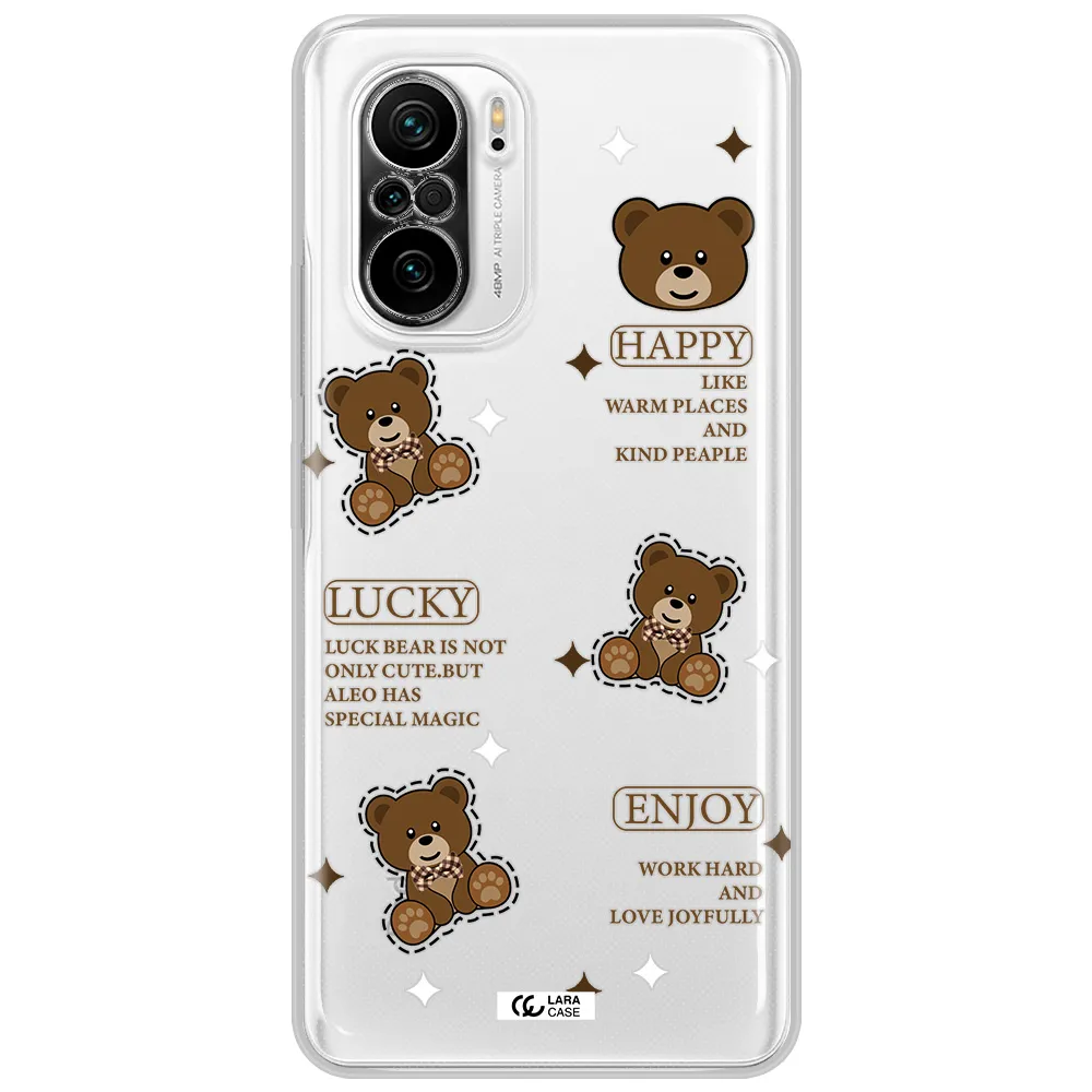 A Collection Of Teddy Bears Xiaomi Poco F3 Clear Tpu Case
