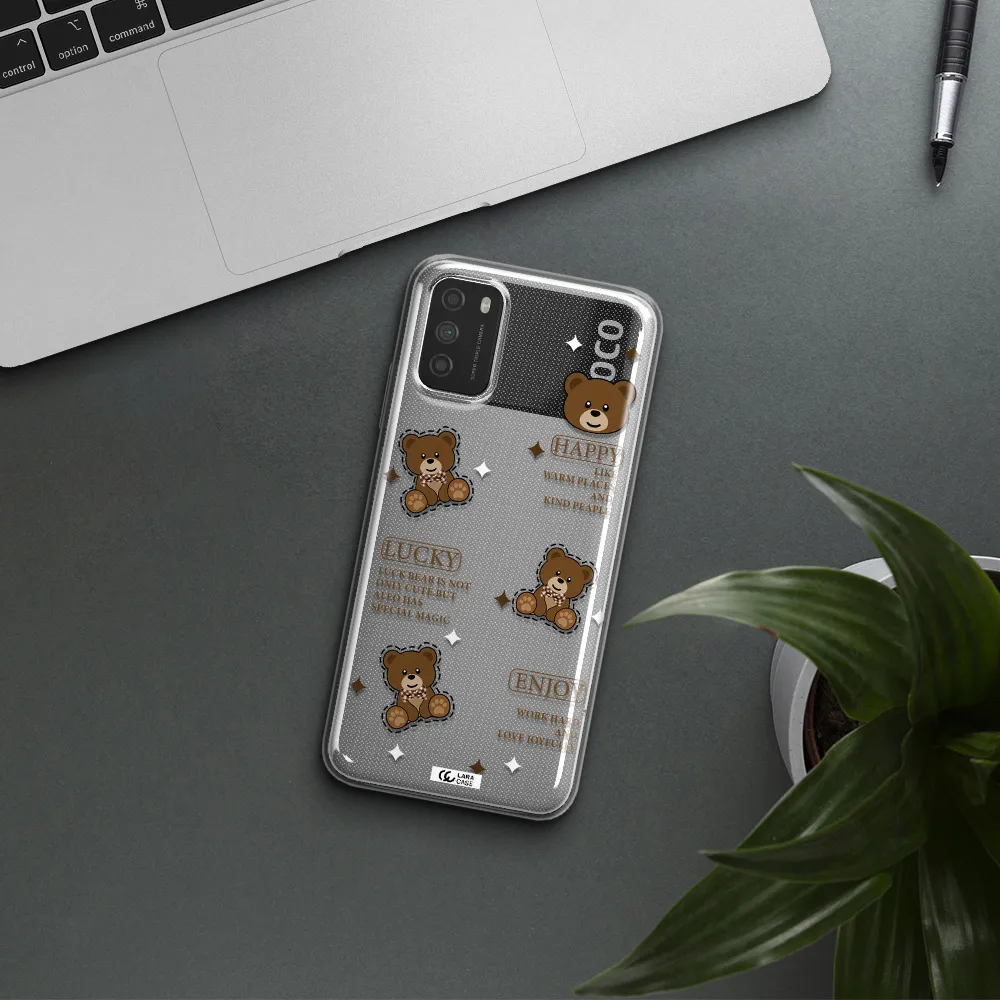 A Collection Of Teddy Bears Xiaomi Poco M3 Clear Tpu Case