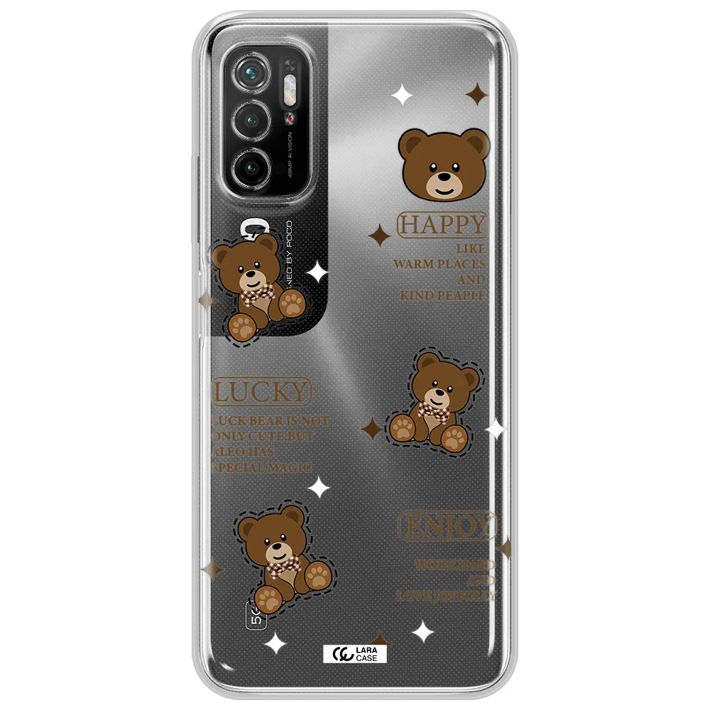 A Collection Of Teddy Bears Xiaomi Poco M4 Pro 5G Clear Tpu Case