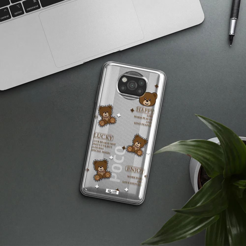 A Collection Of Teddy Bears Xiaomi Poco X3 Clear Tpu Case