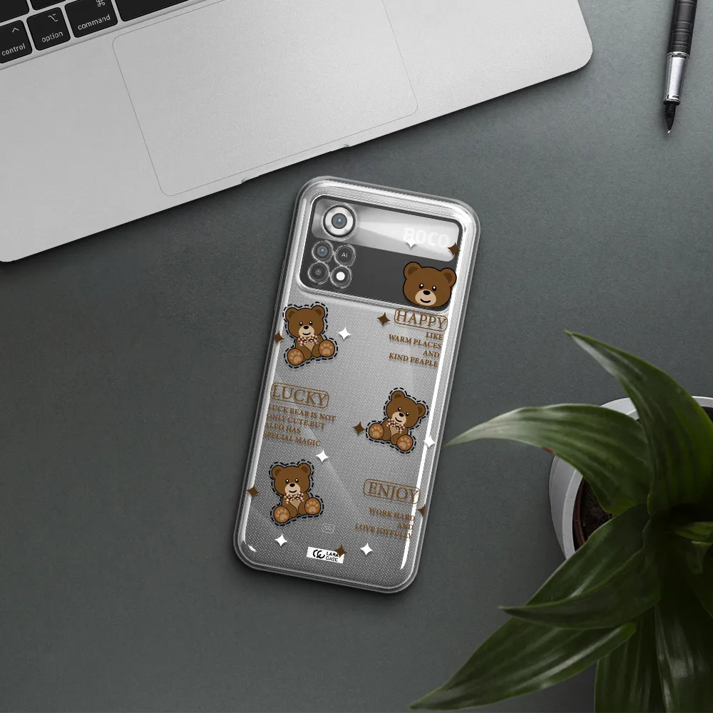 A Collection Of Teddy Bears Xiaomi Poco X4 Pro Clear Tpu Case