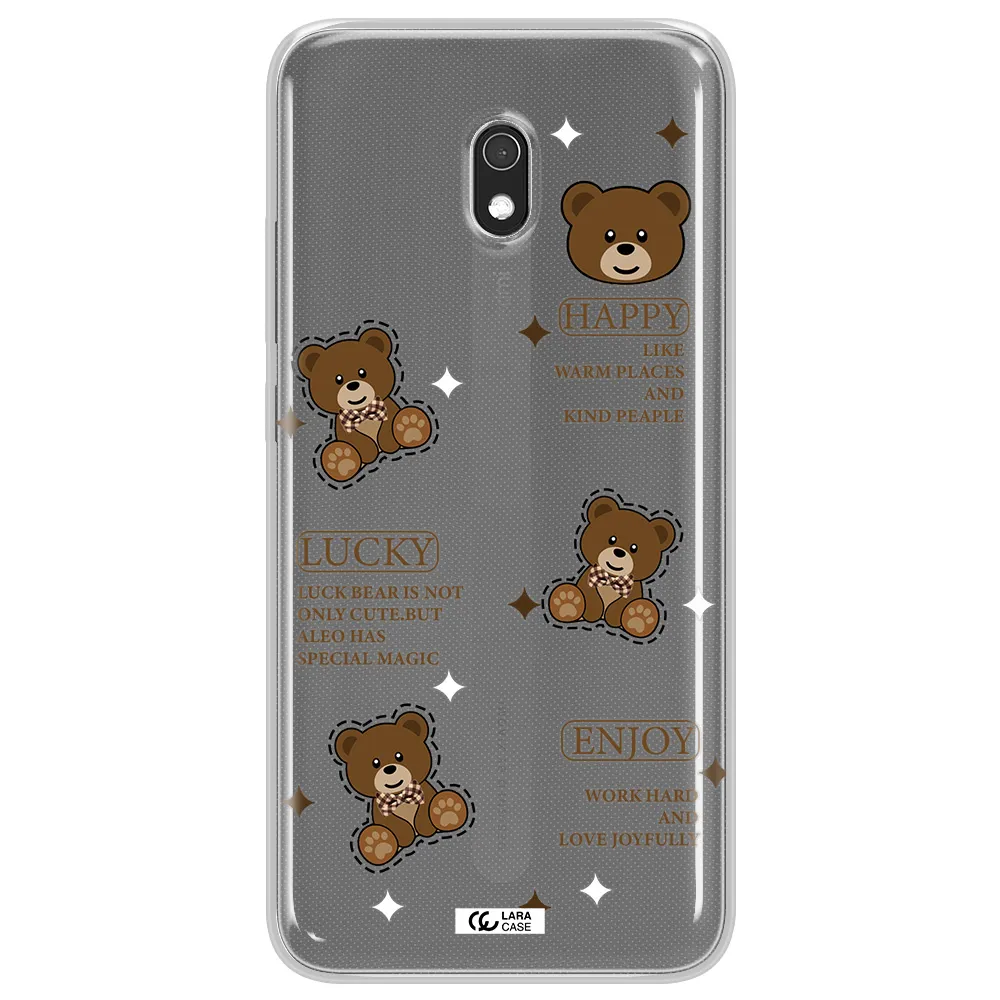 A Collection Of Teddy Bears Xiaomi Redmi 8A Clear Tpu Case