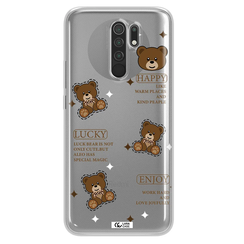 A Collection Of Teddy Bears Xiaomi Redmi 9 Clear Tpu Case