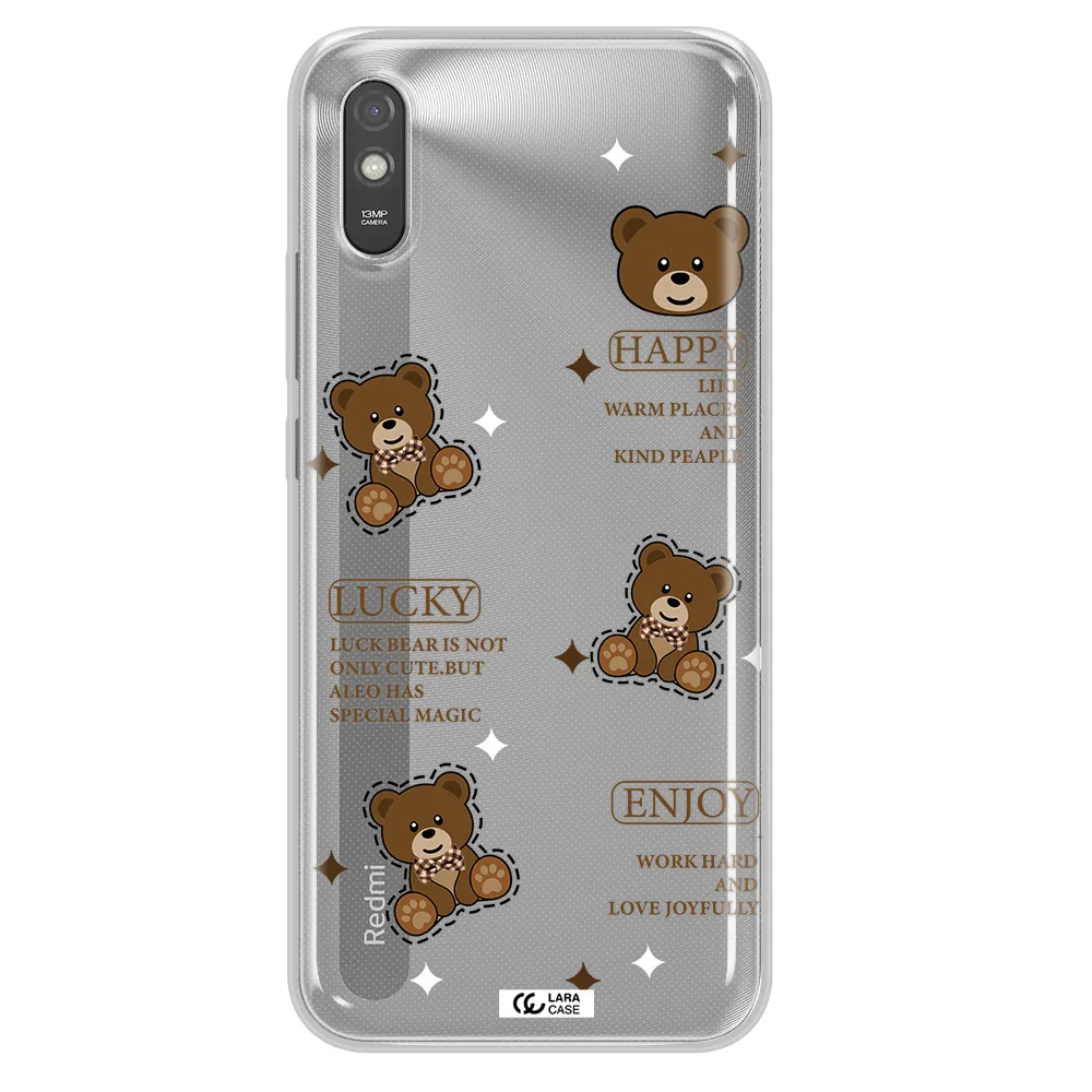 A Collection Of Teddy Bears Xiaomi Redmi 9A Clear Tpu Case