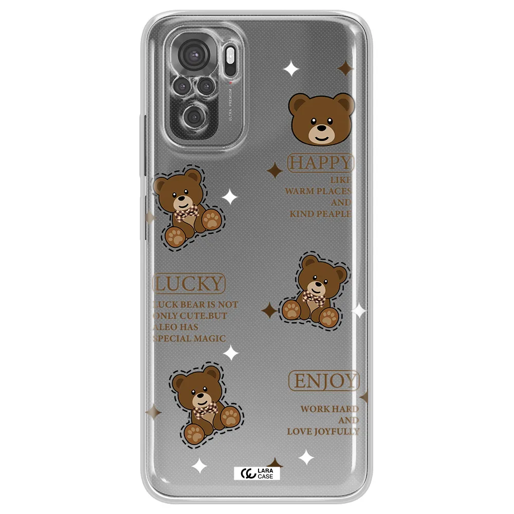 A Collection Of Teddy Bears Xiaomi Redmi Note 10S Clear Tpu Case