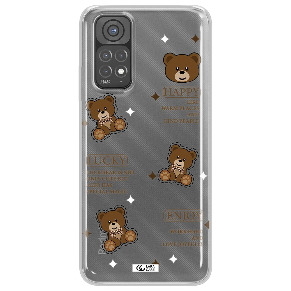A Collection Of Teddy Bears Xiaomi Redmi Note 11 Clear Tpu Case