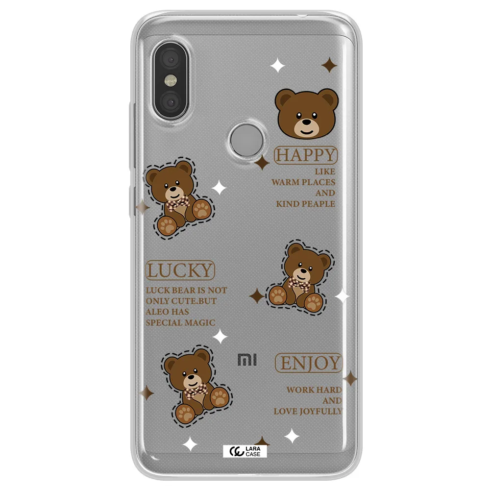 A Collection Of Teddy Bears Xiaomi Redmi Note 6 Pro Clear Tpu Case