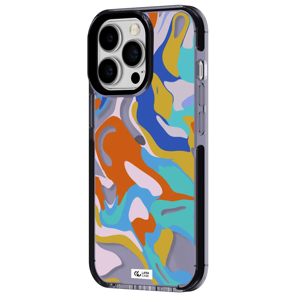 a colorful background with different colors Apple iPhone 13 Pro impact Lilac Case