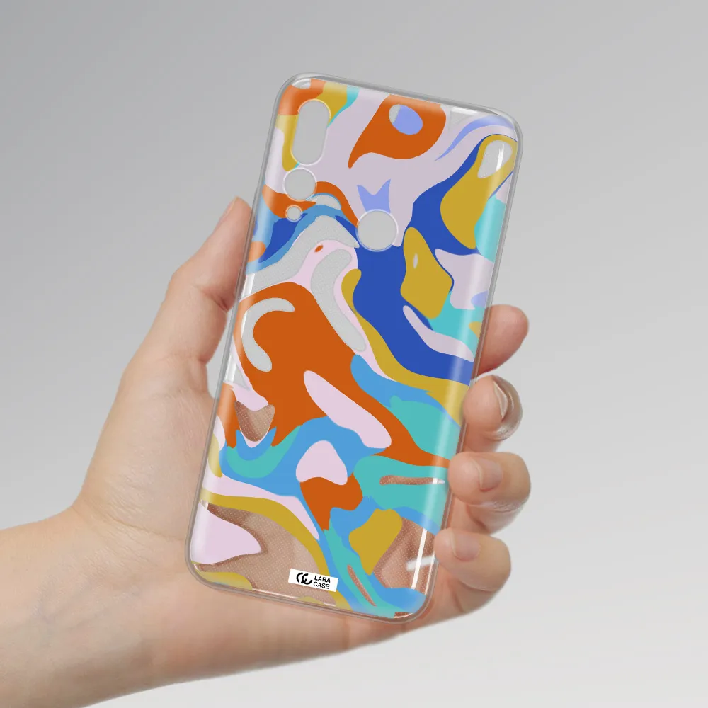 A Colorful Background With Different Colors Huawei Y9 Prime 2019 Clear Tpu Case