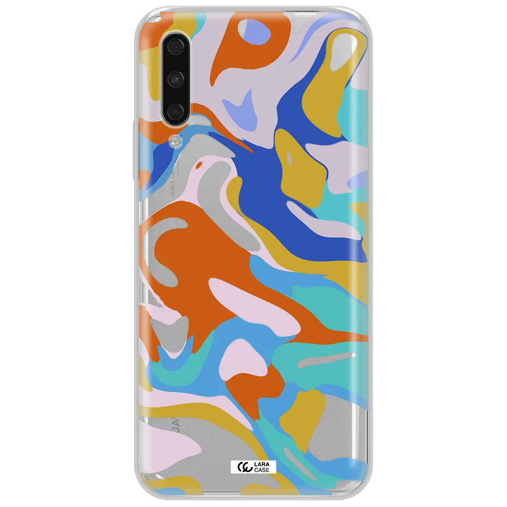 A Colorful Background With Different Colors Huawei Y9S Clear Tpu Case
