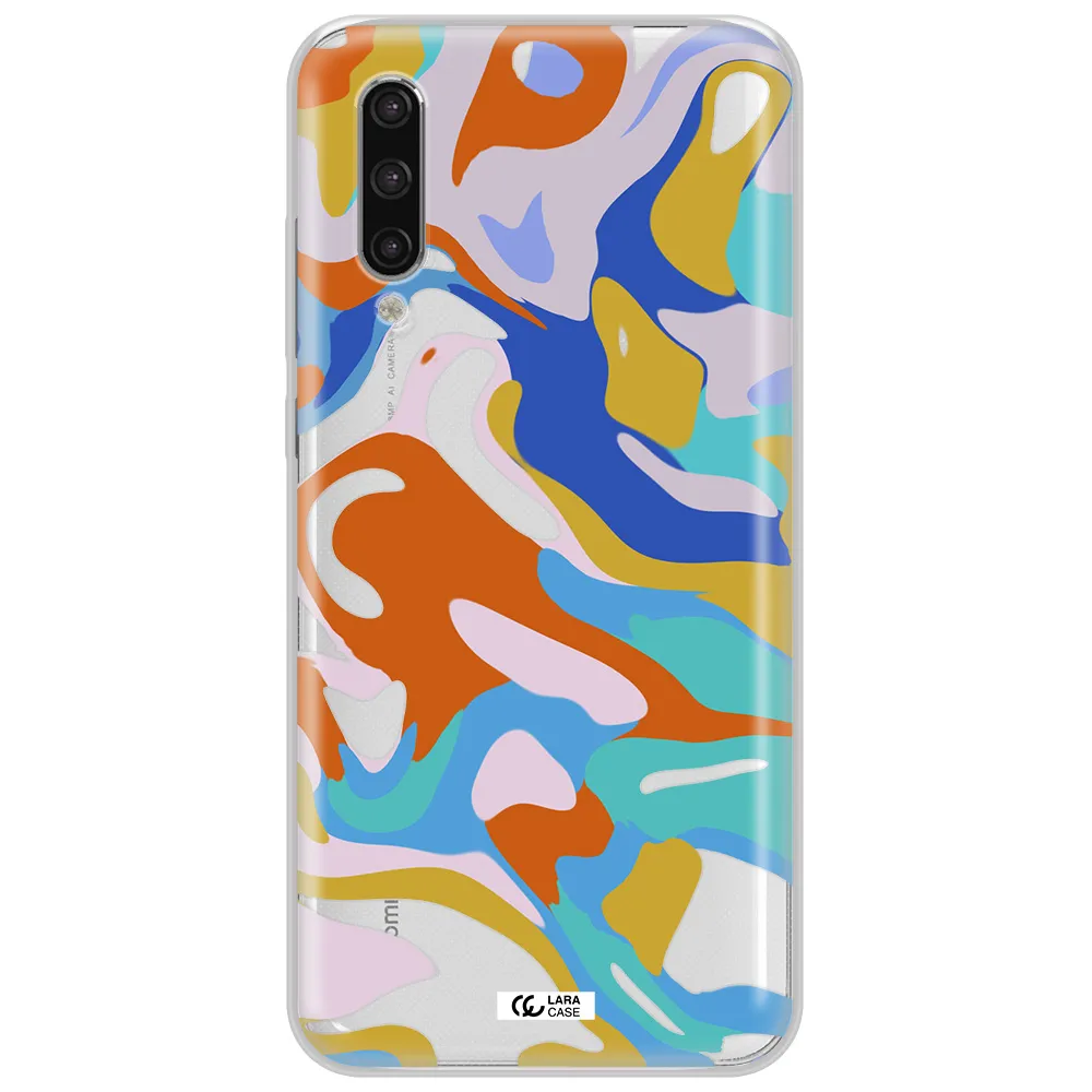 A Colorful Background With Different Colors Xiaomi Mi 9 Lite Clear Tpu Case