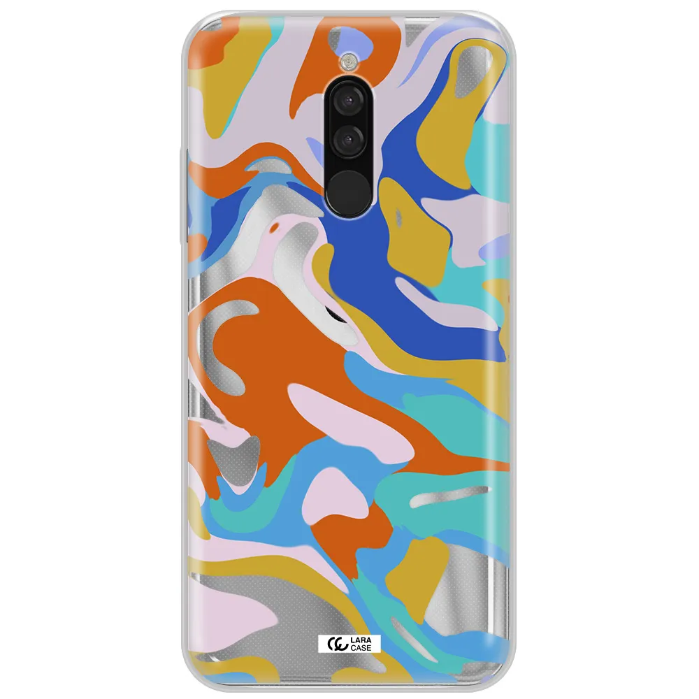 A Colorful Background With Different Colors Xiaomi Redmi 8 Clear Tpu Case