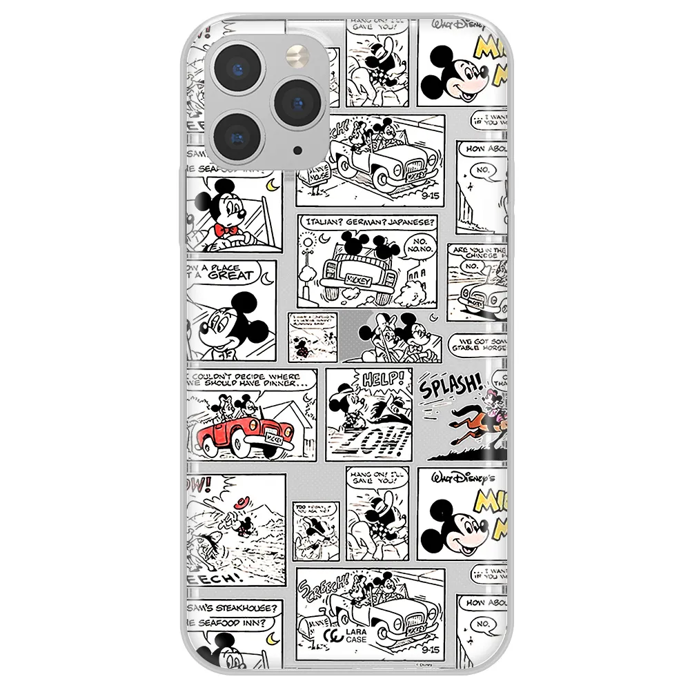 Mickey Mouse Comic Strip Apple Iphone 11 Pro Clear Tpu Case