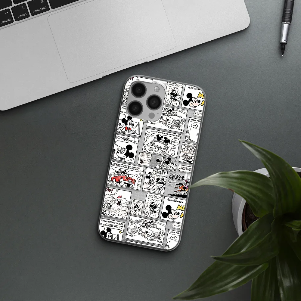 Mickey Mouse Comic Strip Apple Iphone 13 Pro Max Clear Tpu Case