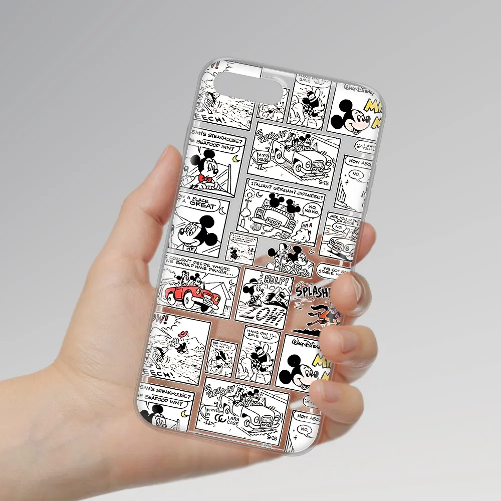 Mickey Mouse Comic Strip Apple Iphone 8 Plus Clear Tpu Case
