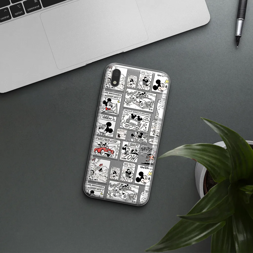 Mickey Mouse Comic Strip Huawei Honor 8S Clear Tpu Case
