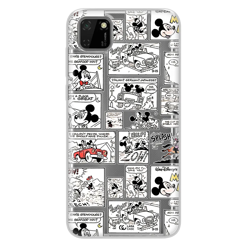 Mickey Mouse Comic Strip Huawei Honor 9S Clear Tpu Case