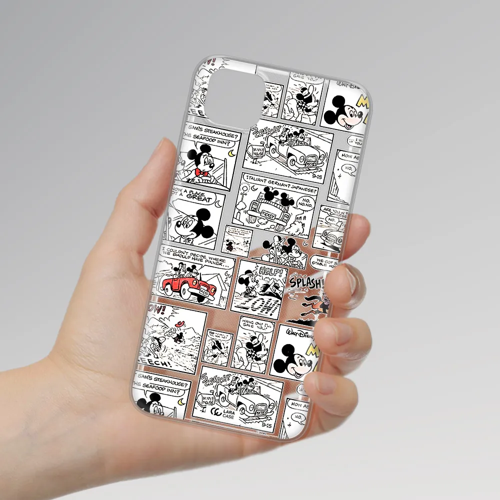 Mickey Mouse Comic Strip Huawei Honor 9S Clear Tpu Case