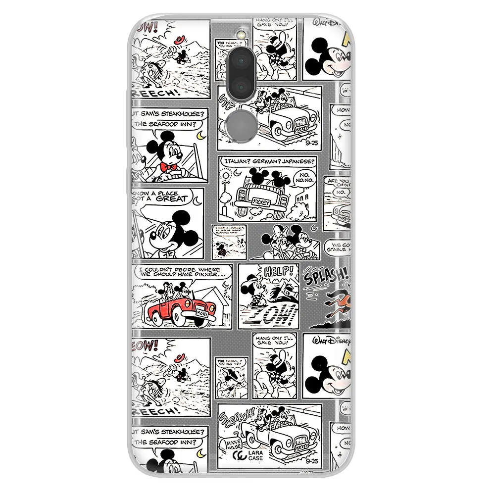 Mickey Mouse Comic Strip Huawei Mate 10 Lite Clear Tpu Case
