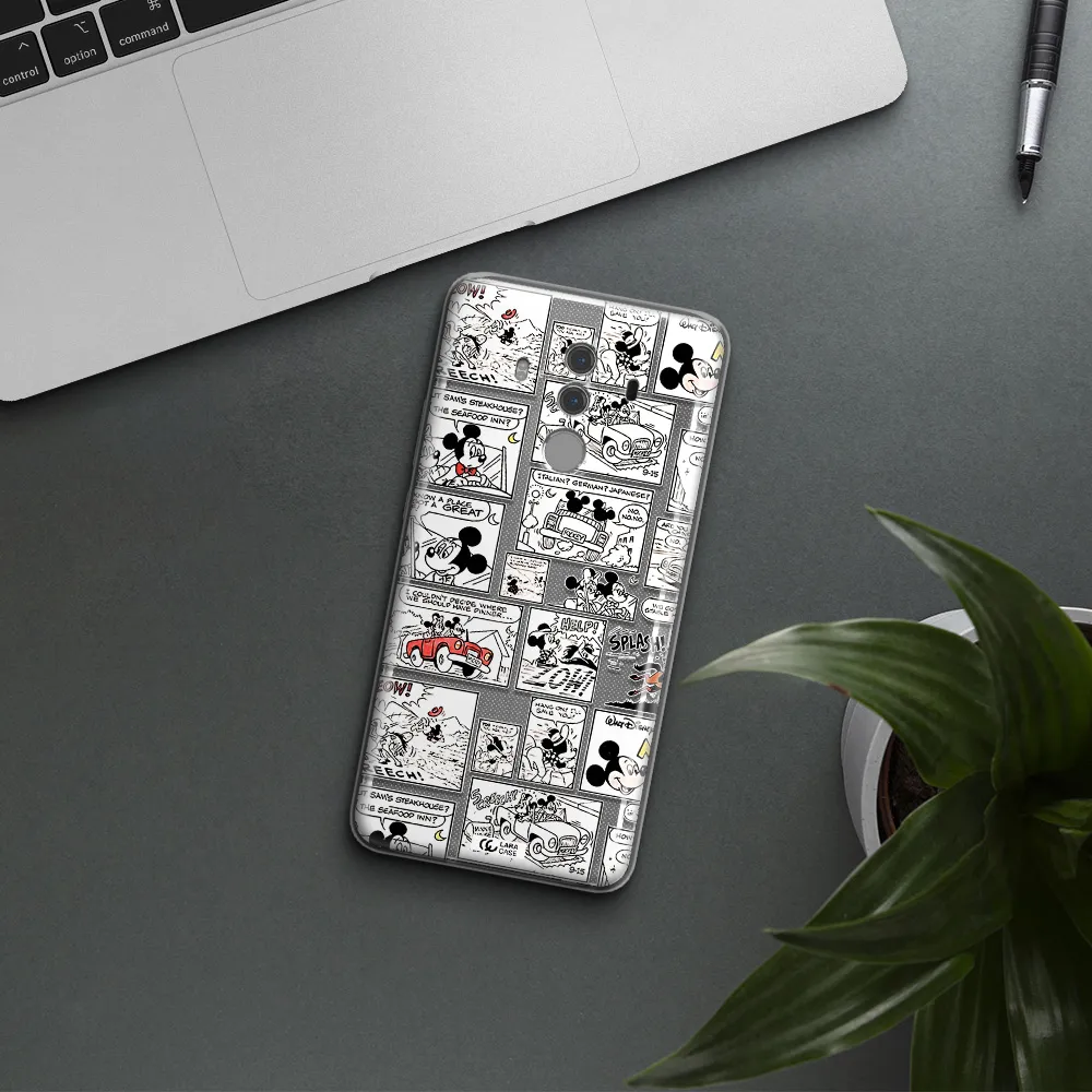 Mickey Mouse Comic Strip Huawei Mate 10 Pro Clear Tpu Case